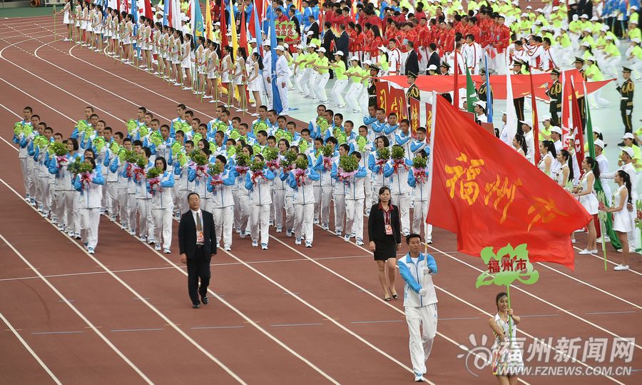 首屆青運會在福州開幕　精彩瞬間定格成美好畫面