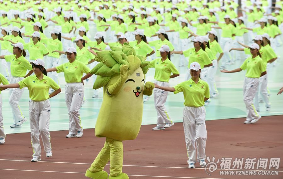 首屆青運會在福州開幕　精彩瞬間定格成美好畫面