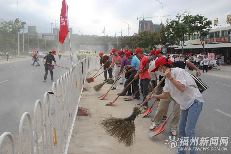 福州6000余名環衛工為城市清潔護航　助力青運會