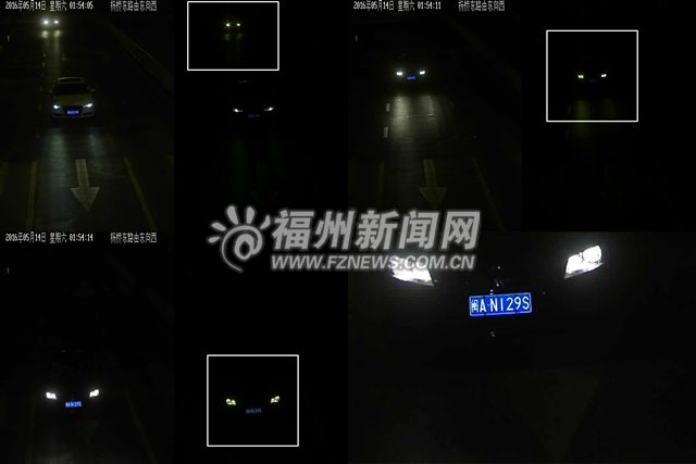 福州警方曝光150輛加塞壓線車輛 10輛車濫用遠(yuǎn)光燈被罰